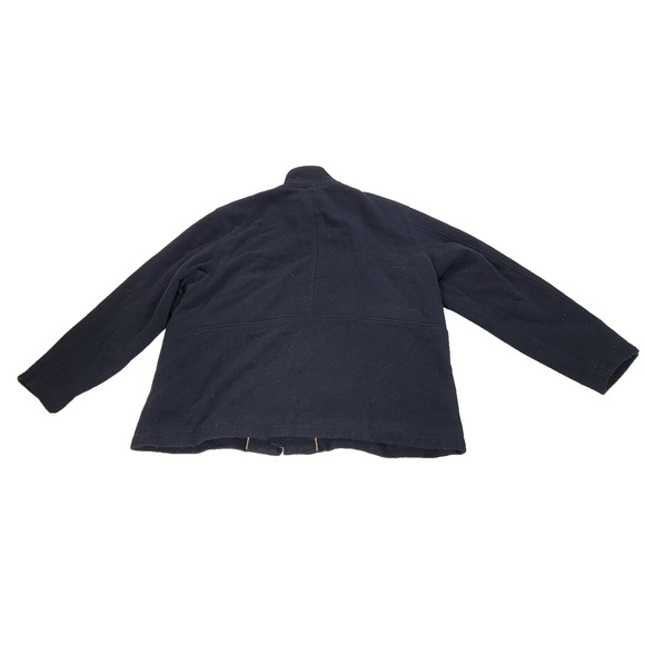 VTG Columbia Jacket Coat Mens Size XXL Black Wool Blend Zip Chore Winter Cold - Picture 2 of 16